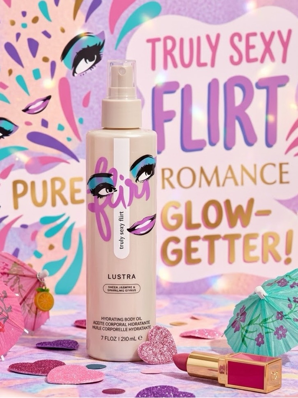 Pure Romance Truly Sexy Flirt Body Oil Spray